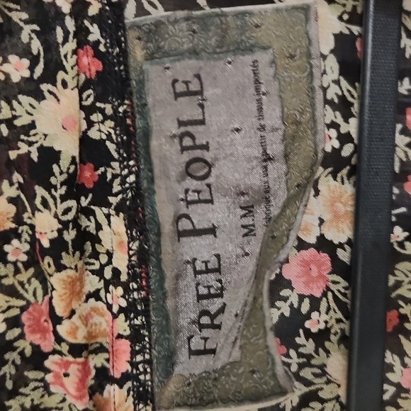 New Free People Floral Kimono Boho Peasant lagenlook Bohemian Fall Anthropology - Picture 4 of 6